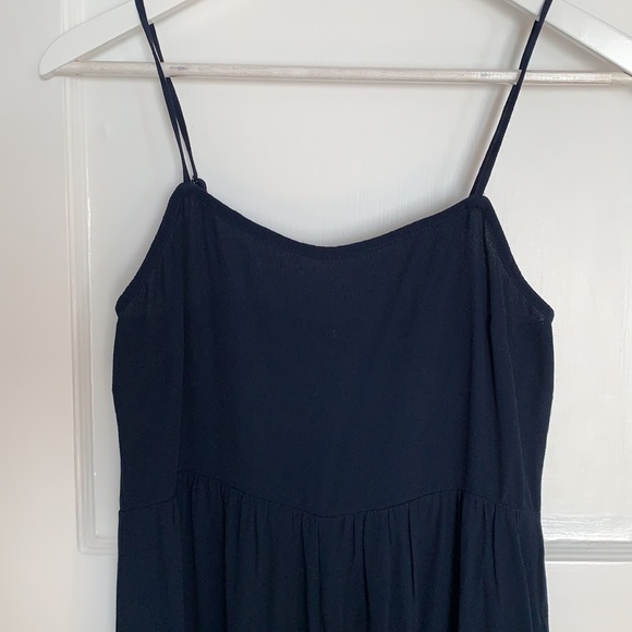 NWT Madewell Navy Wide Leg Cami Jumpsuit - Picture 2 of 6